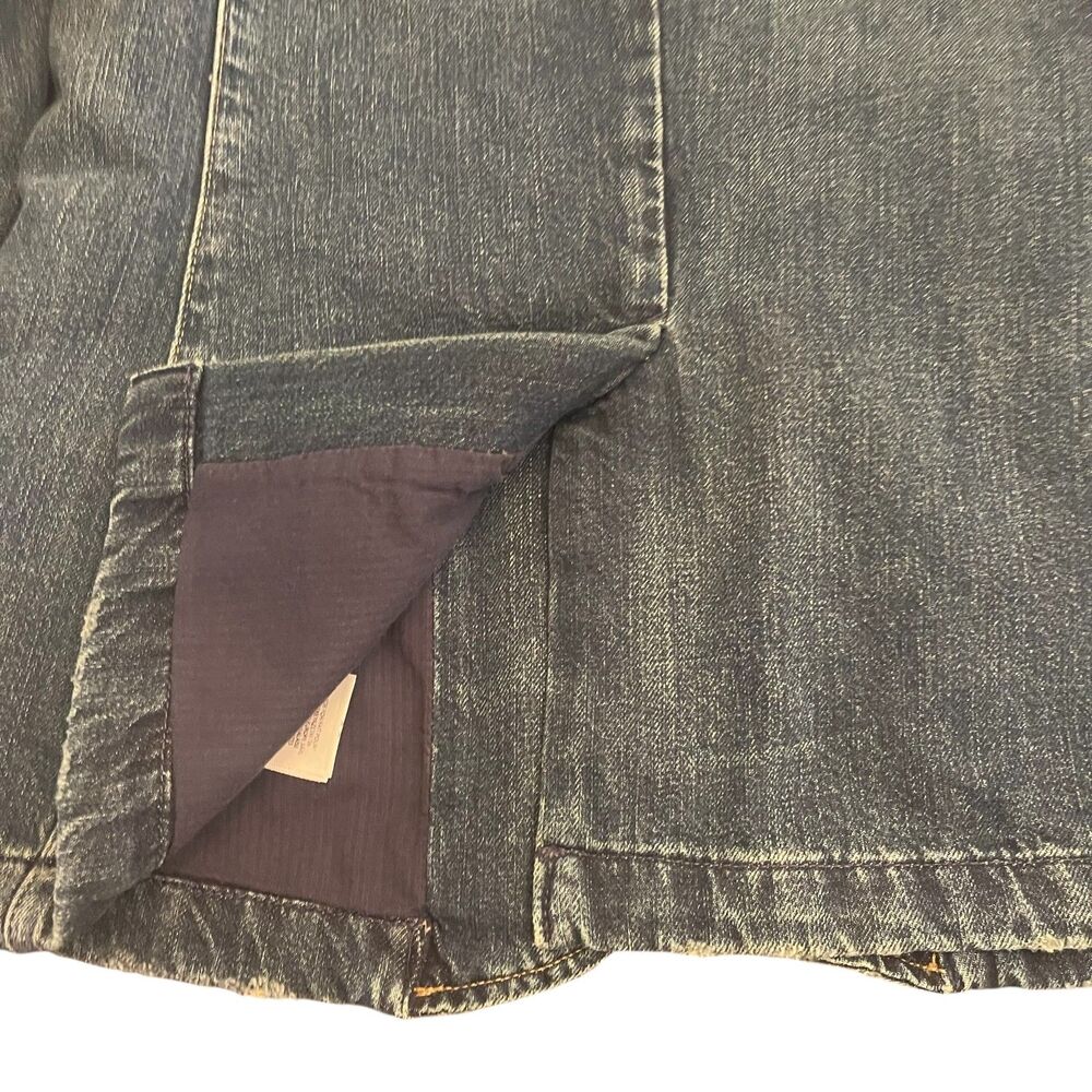 Lauren Ralph Lauren Womens Blazer Jean Jacket Sz 2 Embellished Lace Insulated - Picture 14 of 16